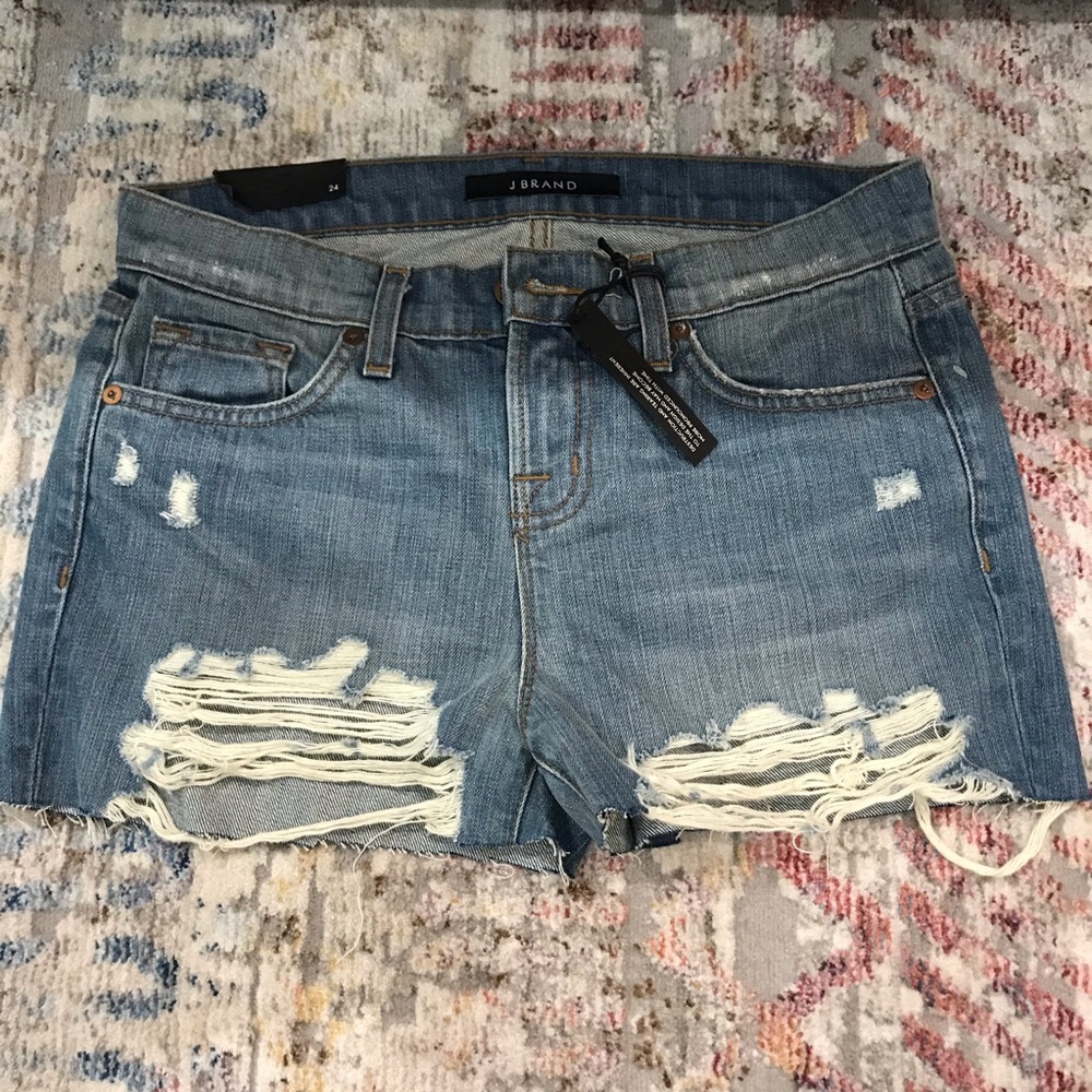 NWT JBRAND NASH SLOUCHY BOY FIT SHORTS - 24